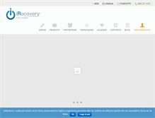 Tablet Screenshot of irecoverydata.com